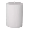 Stumpenkerze - Rustic - Ca. 7 X 8 Cm - Weiß