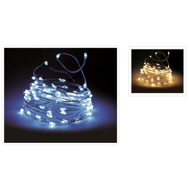 20er LED-Lichterdraht - Ca. 95 Cm - Verschiedene Farben 5 20er LED-Lichterdraht - Ca. 95 Cm - Verschiedene Farben – Bild 5