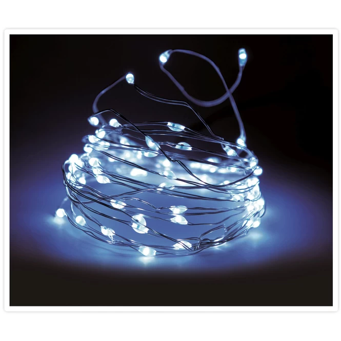 20er LED-Lichterdraht - Ca. 95 Cm - Verschiedene Farben 1 20er LED-Lichterdraht - Ca. 95 Cm - Verschiedene Farben