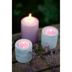 Kerzenhalter - Aus Zement - 8 X 6 Cm