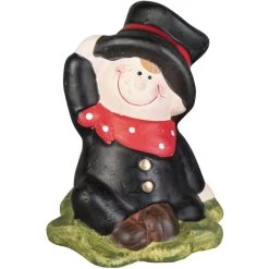 Schornsteinfeger - Aus Terrakotta - Ca. 6,5 X 7,5 X 8,5 Cm - 1 Stück -Dekorieren Verkauf Geschäft 188185 2 neu