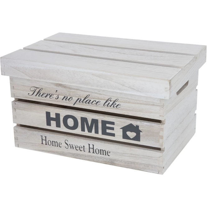 Dekokiste - Aus Holz - Ca. 36 X 25 X 20 Cm 1 Dekokiste - Aus Holz - Ca. 36 X 25 X 20 Cm