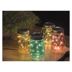 LED-Solarlampe - Aus Glas - 8 X 14 Cm - 1 Stück -Dekorieren Verkauf Geschäft 194277 7