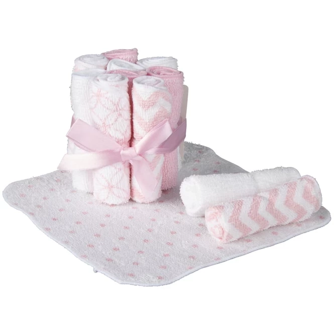 Waschtücher - 20 X 20 Cm - 12 Stück - Rosa 1 Waschtücher - 20 X 20 Cm - 12 Stück - Rosa