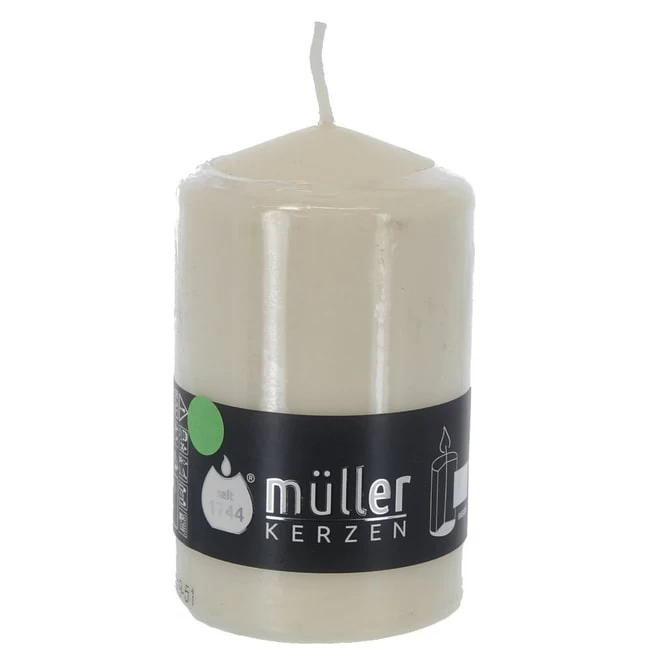 Stumpenkerze - Ca. 7 X 11 Cm - Creme 1 Stumpenkerze - Ca. 7 X 11 Cm - Creme