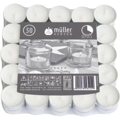 Teelichte - Ø = Ca. 4 Cm - 50 Stück