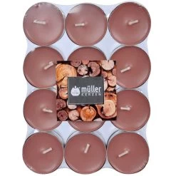 24 Duftteelichte - Sandelholz