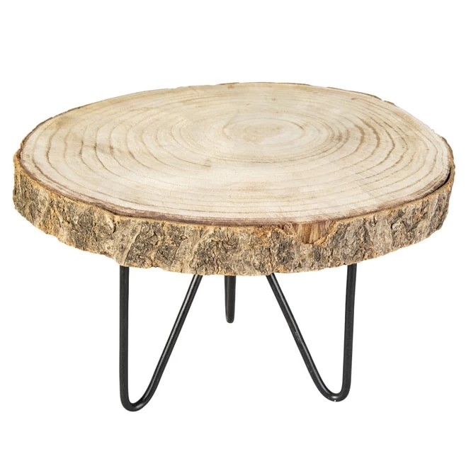 Dekoteller - Aus Holz - Ø = Ca. 29 Cm 2 Dekoteller - Aus Holz - Ø = Ca. 29 Cm – Bild 2