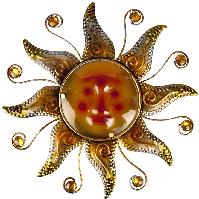 Wanddeko - Sonne - Ø = Ca. 38,5 Cm - 1 Stück 1 Wanddeko - Sonne - Ø = Ca. 38,5 Cm - 1 Stück