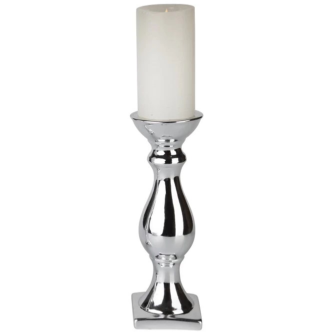 Kerzenständer - Aus Keramik - Ca. 9 X 9 X 26,5 Cm 1 Kerzenständer - Aus Keramik - Ca. 9 X 9 X 26,5 Cm