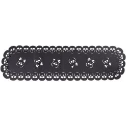 Tischläufer - Totenköpfe - Aus Filz - 108 X 30 Cm