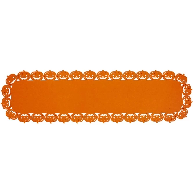 Tischläufer - Kürbisse - Aus Filz - 109 X 30 Cm 2 Tischläufer - Kürbisse - Aus Filz - 109 X 30 Cm – Bild 2