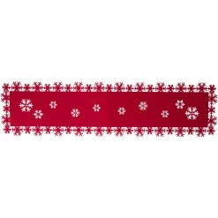 Tischläufer - Aus Filz - 118 X 30 Cm - Rot