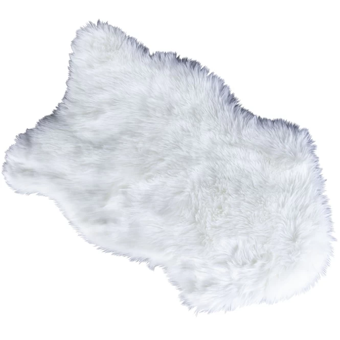Dekofell - Ca. 55 X 90 Cm - Weiß 2 Dekofell - Ca. 55 X 90 Cm - Weiß – Bild 2