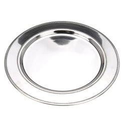 Dekoteller - Aus Edelstahl - Ø = Ca. 39 Cm 5 Dekoteller - Aus Edelstahl - Ø = Ca. 39 Cm -Dekorieren Verkauf Geschäft 211747 2 neu