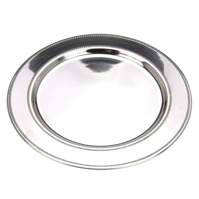 Dekoteller - Aus Edelstahl - Ø = Ca. 39 Cm 3 Dekoteller - Aus Edelstahl - Ø = Ca. 39 Cm – Bild 3