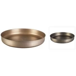 Dekoschale - Aus Edelstahl - Ø = 41 Cm - Verschiedene Farben -Dekorieren Verkauf Geschäft 211815 211816