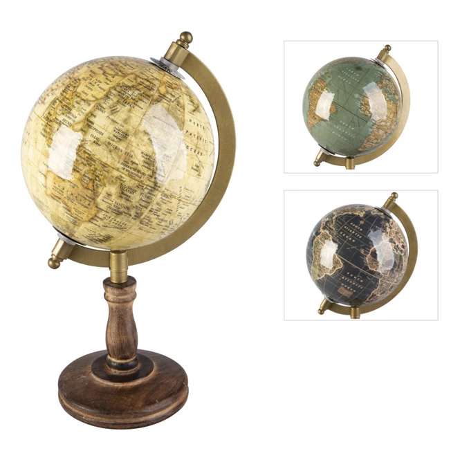 Globus - Ca. 15,5 X 13 X 28 Cm - 1 Stück 2 Globus - Ca. 15,5 X 13 X 28 Cm - 1 Stück – Bild 2