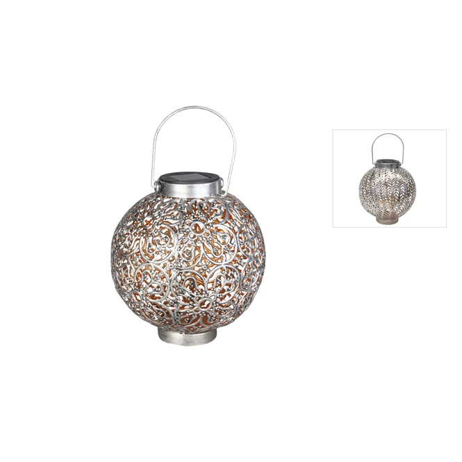 LED-Solarlaterne - Ca. 20,5 X 20,5 X 32,5 Cm - 1 Stück 2 LED-Solarlaterne - Ca. 20,5 X 20,5 X 32,5 Cm - 1 Stück – Bild 2