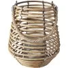 Windlicht - Mit Rattan - Verschiedene Größen