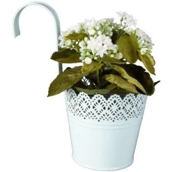 Pflanztopf Zum Hängen - Spitze - 14 X 10 X 12,5 Cm - Verschiedene Farben -Dekorieren Verkauf Geschäft 214289 2