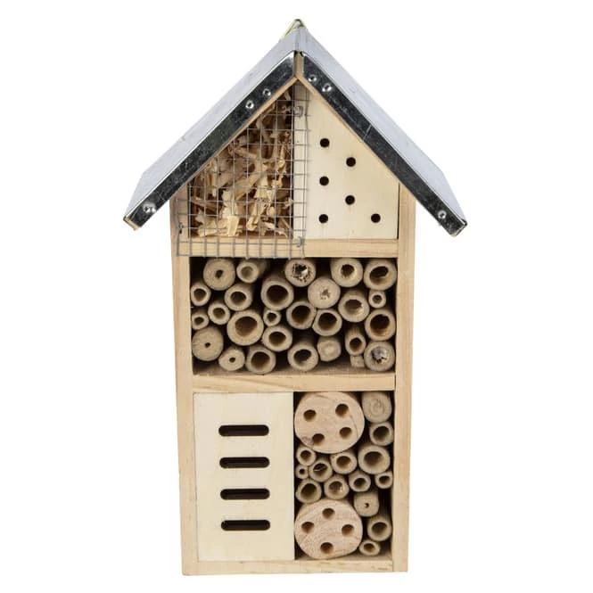 Insektenhotel - Aus Holz - Ca. 15 X 9 X 26 Cm 2 Insektenhotel - Aus Holz - Ca. 15 X 9 X 26 Cm – Bild 2
