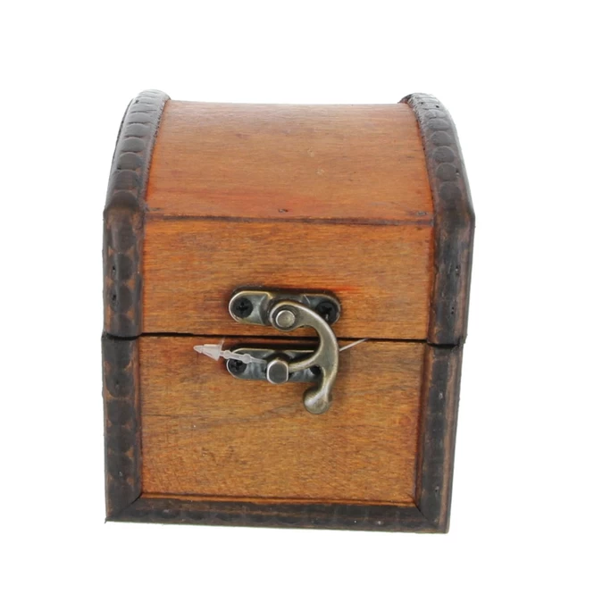 Truhe - S - Rotbraun - Aus Holz - Ca. 9 X 11 X 10 Cm 1 Truhe - S - Rotbraun - Aus Holz - Ca. 9 X 11 X 10 Cm