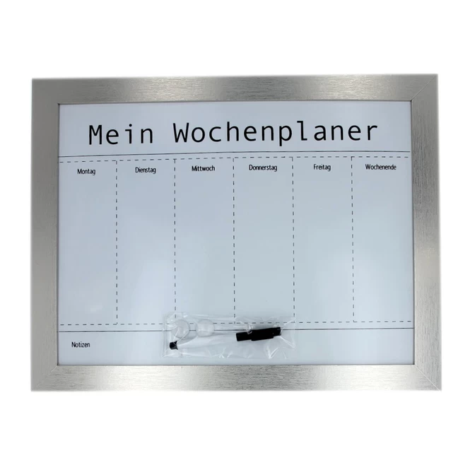 Memoboard - Wochenplaner - Ca. 35x1x45 Cm 1 Memoboard - Wochenplaner - Ca. 35x1x45 Cm