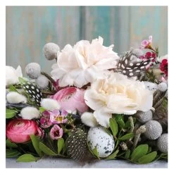 Servietten - Frühlingsgesteck - Ca. 33 X 33 Cm - 20 Stück