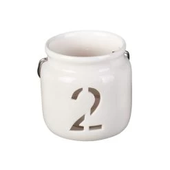 Teelichthalter - Advent - Aus Keramik - Ca. 7,5 X 7,5 X 7 Cm - 4 Stück -Dekorieren Verkauf Geschäft 218266 4