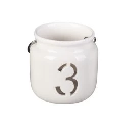 Teelichthalter - Advent - Aus Keramik - Ca. 7,5 X 7,5 X 7 Cm - 4 Stück -Dekorieren Verkauf Geschäft 218266 5