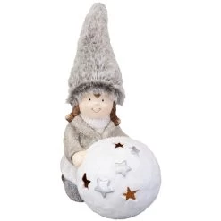 Winterkind - Aus Terrakotta - Ca. 15,5 X 10 X 24 Cm - 1 Stück -Dekorieren Verkauf Geschäft 218373 1