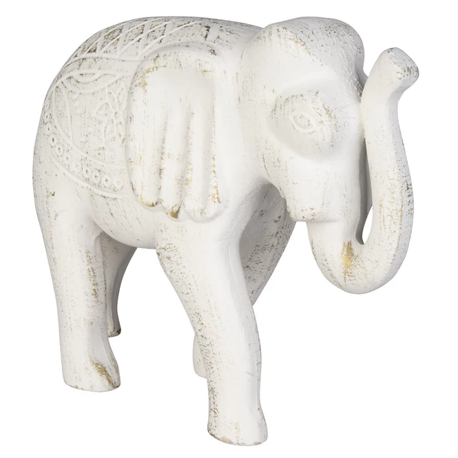 Deko-Elefant - Aus Polyresin - Ca. 15,5 X 5 X 12 Cm 1 Deko-Elefant - Aus Polyresin - Ca. 15,5 X 5 X 12 Cm