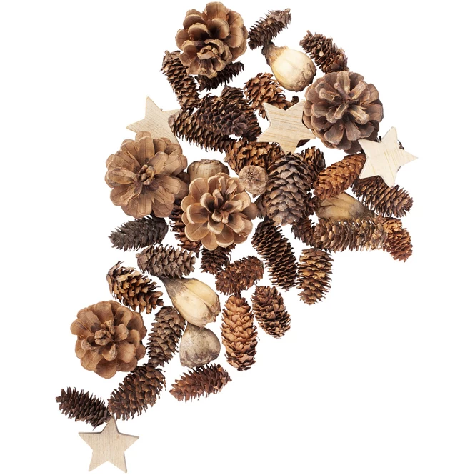 Streudeko - Weihnachten - Aus Holz - Ca. 150 G 1 Streudeko - Weihnachten - Aus Holz - Ca. 150 G