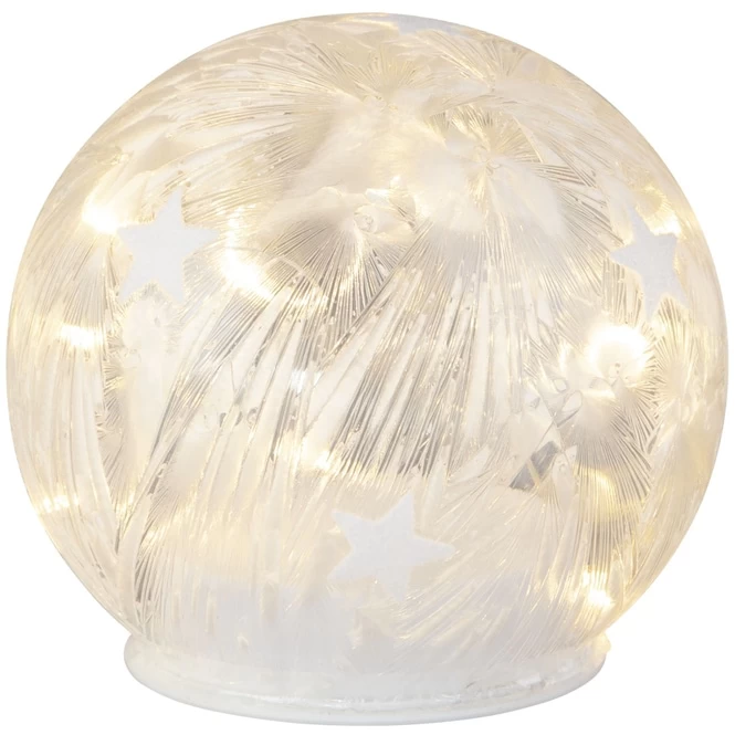 LED-Kugel - Aus Glas - Ø = Ca. 11 Cm 1 LED-Kugel - Aus Glas - Ø = Ca. 11 Cm