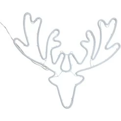 LED-Rentierkopf - 65 X 55 Cm 5 LED-Rentierkopf - 65 X 55 Cm -Dekorieren Verkauf Geschäft 219377 1