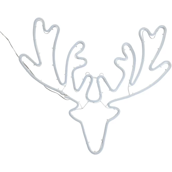 LED-Rentierkopf - 65 X 55 Cm 3 LED-Rentierkopf - 65 X 55 Cm – Bild 3