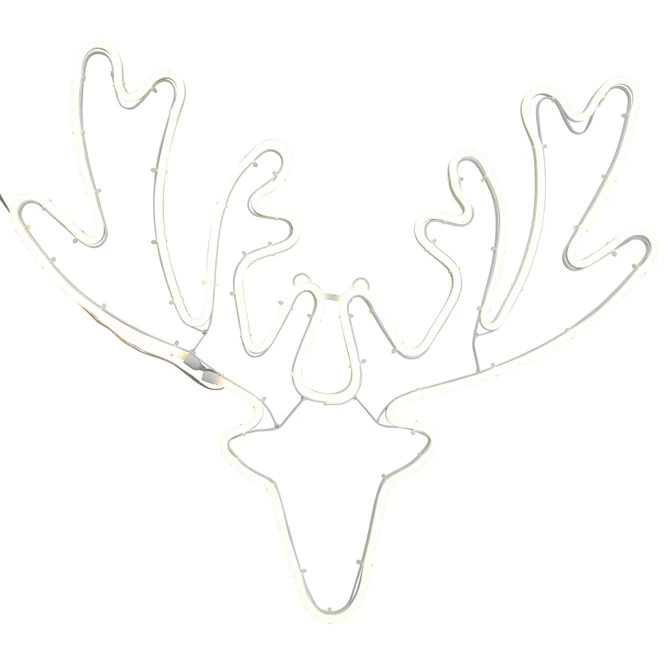 LED-Rentierkopf - 65 X 55 Cm 2 LED-Rentierkopf - 65 X 55 Cm – Bild 2