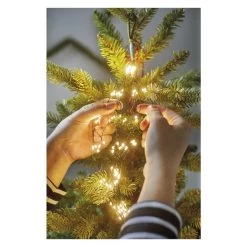 408er LED-Lichterdraht - Ca. 180 Cm - Silber -Dekorieren Verkauf Geschäft 219431 4 neu