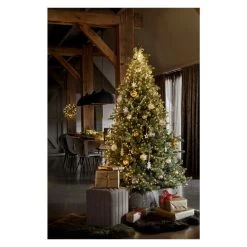 408er LED-Lichterdraht - Ca. 180 Cm - Silber