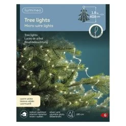 408er LED-Lichterdraht - Ca. 180 Cm - Silber -Dekorieren Verkauf Geschäft 219431 7 neu