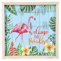 Notiz- Und Fotohalter - Aus Holz - Ca. 35 X 2 X 35 Cm