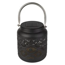 LED-Solarlaterne - Ca. 12,5 X 12,5 X 21,5 Cm