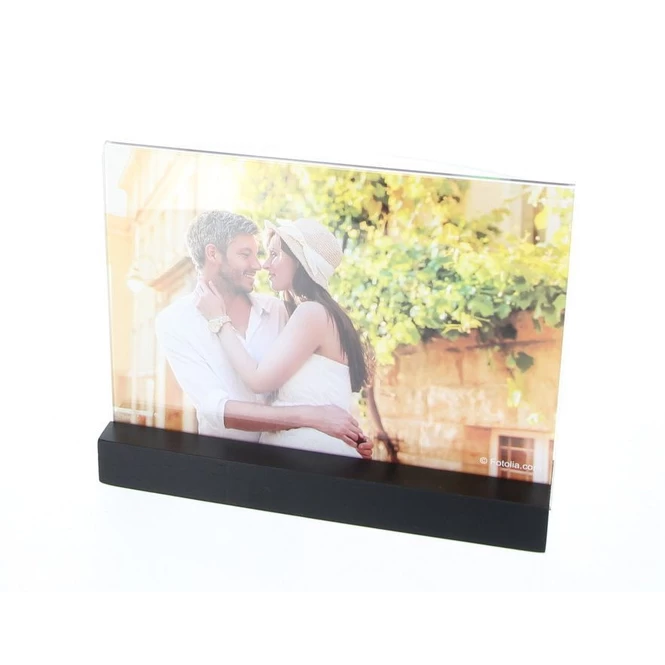 Bilderrahmen - Mit Schwarzem Holzfuß - Format 10 X 15 Cm 1 Bilderrahmen - Mit Schwarzem Holzfuß - Format 10 X 15 Cm