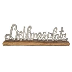 Out Of The Blue Deko-Schriftzug - Lieblingsplatz - Ca. 40 X 12 Cm