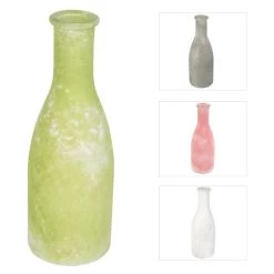 Vase - Aus Glas - Ca. 6,5 X 18,5 Cm - Verschiedene Farben -Dekorieren Verkauf Geschäft 226457 226458 226459 226460 0 neu