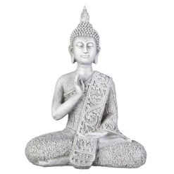 Buddha - Aus Polyresin - Ca. 15,5 X 9 X 20,5 Cm