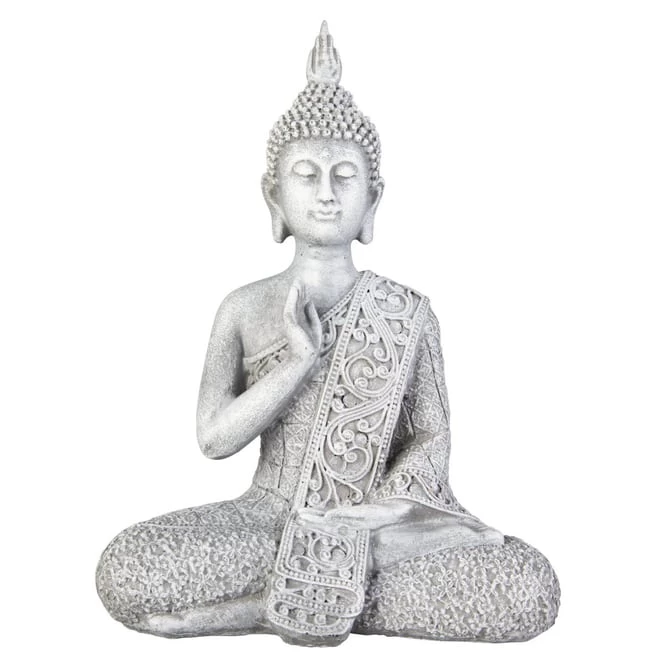 Buddha - Aus Polyresin - Ca. 15,5 X 9 X 20,5 Cm 1 Buddha - Aus Polyresin - Ca. 15,5 X 9 X 20,5 Cm
