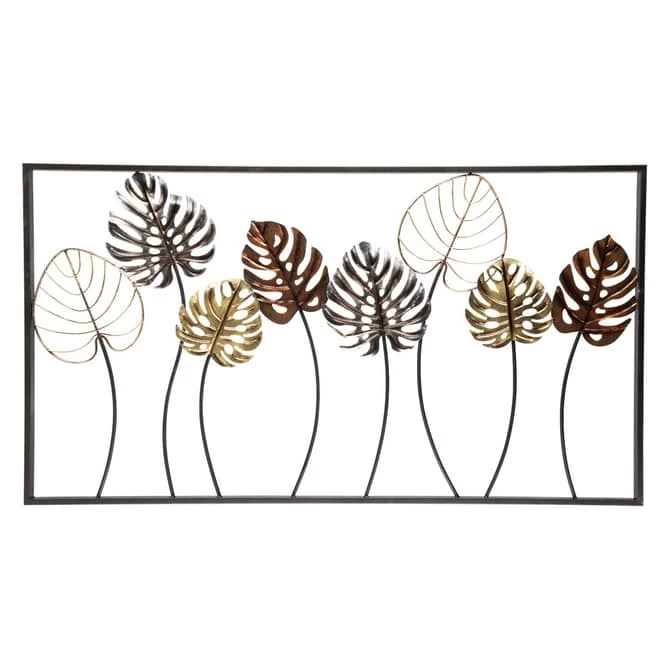 Wanddeko - Philodendronblätter - Ca. 100 X 2,5 X 54,5 Cm 1 Wanddeko - Philodendronblätter - Ca. 100 X 2,5 X 54,5 Cm