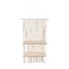 Dekohänger - Makramee-Regal - Ca. 50 X 1,5 X 120 Cm